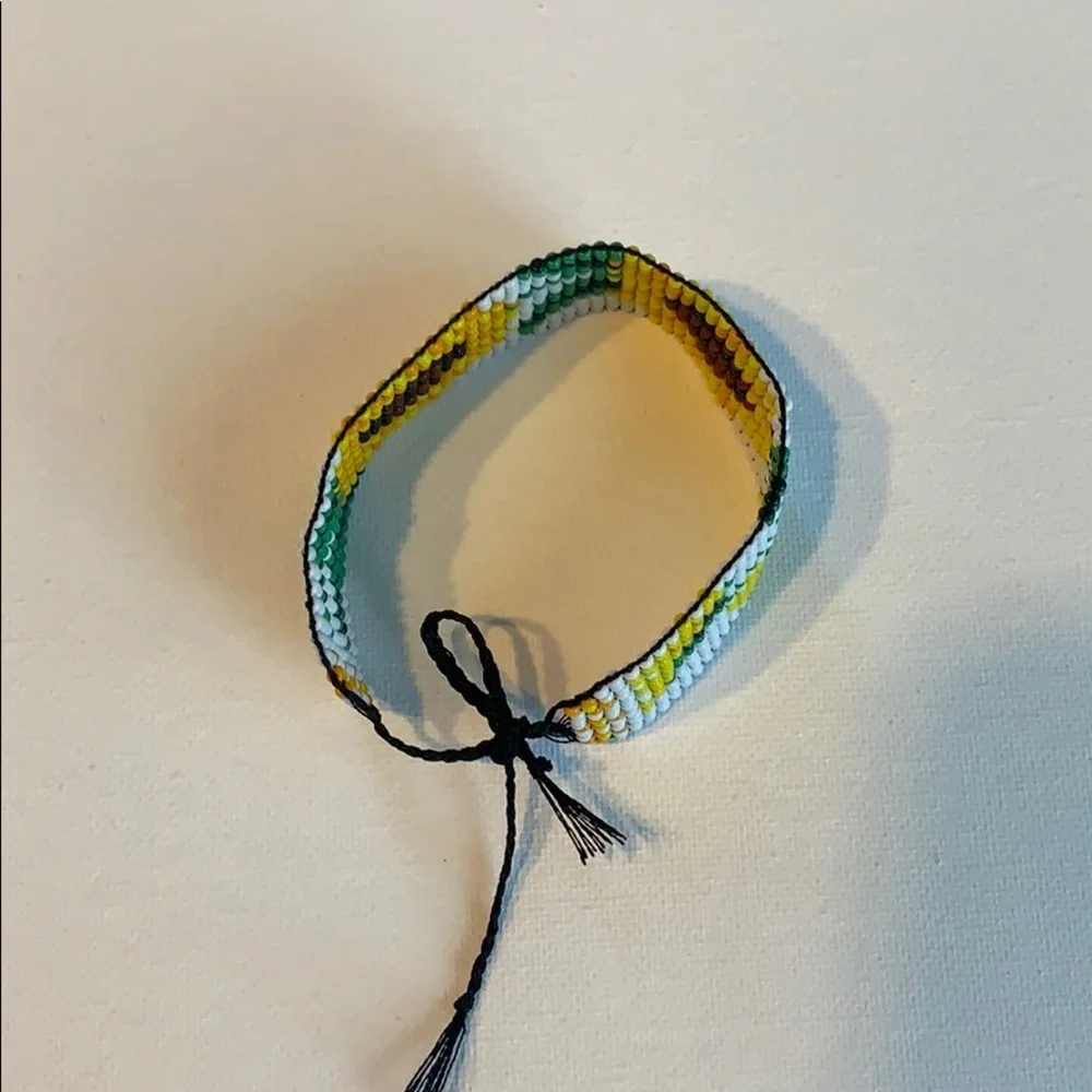 Sunflowers chaquira bracelet handmade jewe…